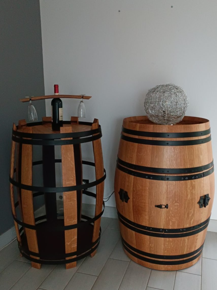 Tonneaux style industriel aspect brut